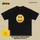 T恤男女情侣宽松百搭半袖 Drew美式 潮牌笑脸印花短袖 圆领上衣tee夏