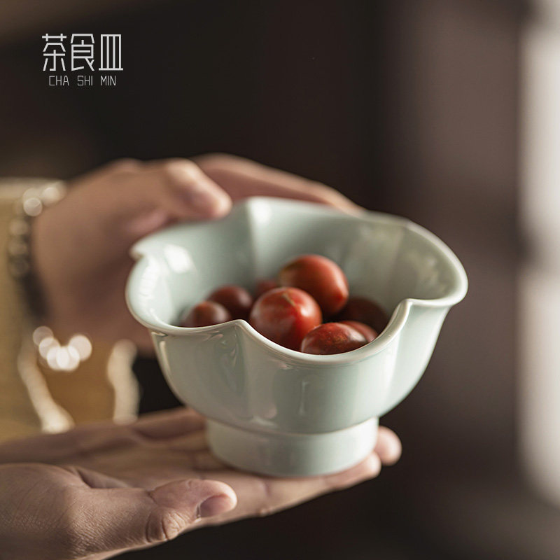 家用水果盘托盘中式茶点盘点心盘