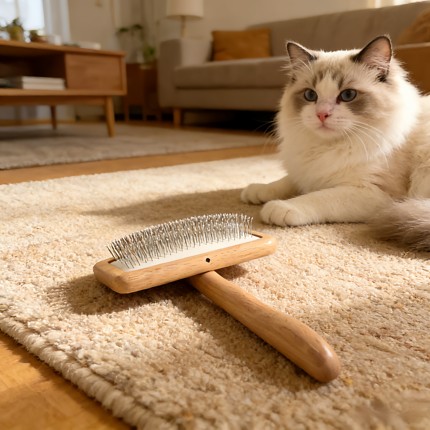 哈特郦宠物用品浮毛猫咪狗狗梳毛刷猫梳子美容拉毛蓬松榉木针梳