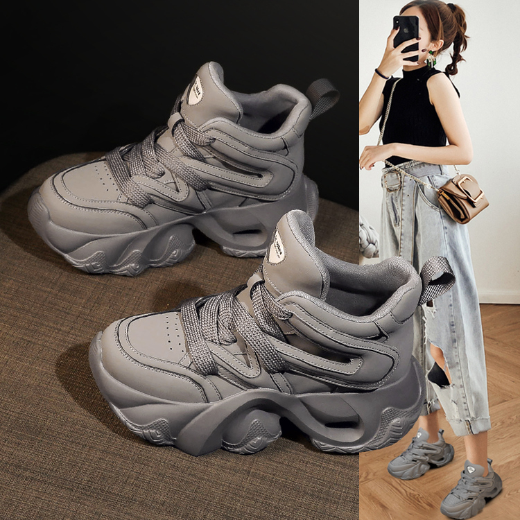 超火加绒保暖厚底休闲高帮鞋爆款