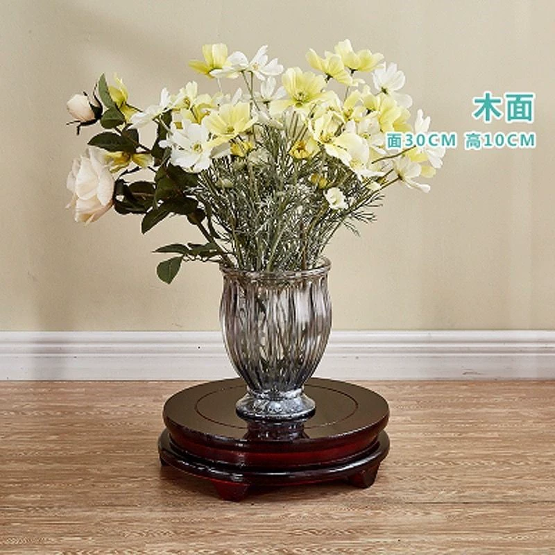 Cung cấp đặc biệt nhiều lớp sàn gỗ rắn đứng hoa phòng khách đồ nội thất gỗ gụ cổ Trung Quốc bàn hoa vuông màu xanh lá cây thì là cây cảnh đứng - Kệ