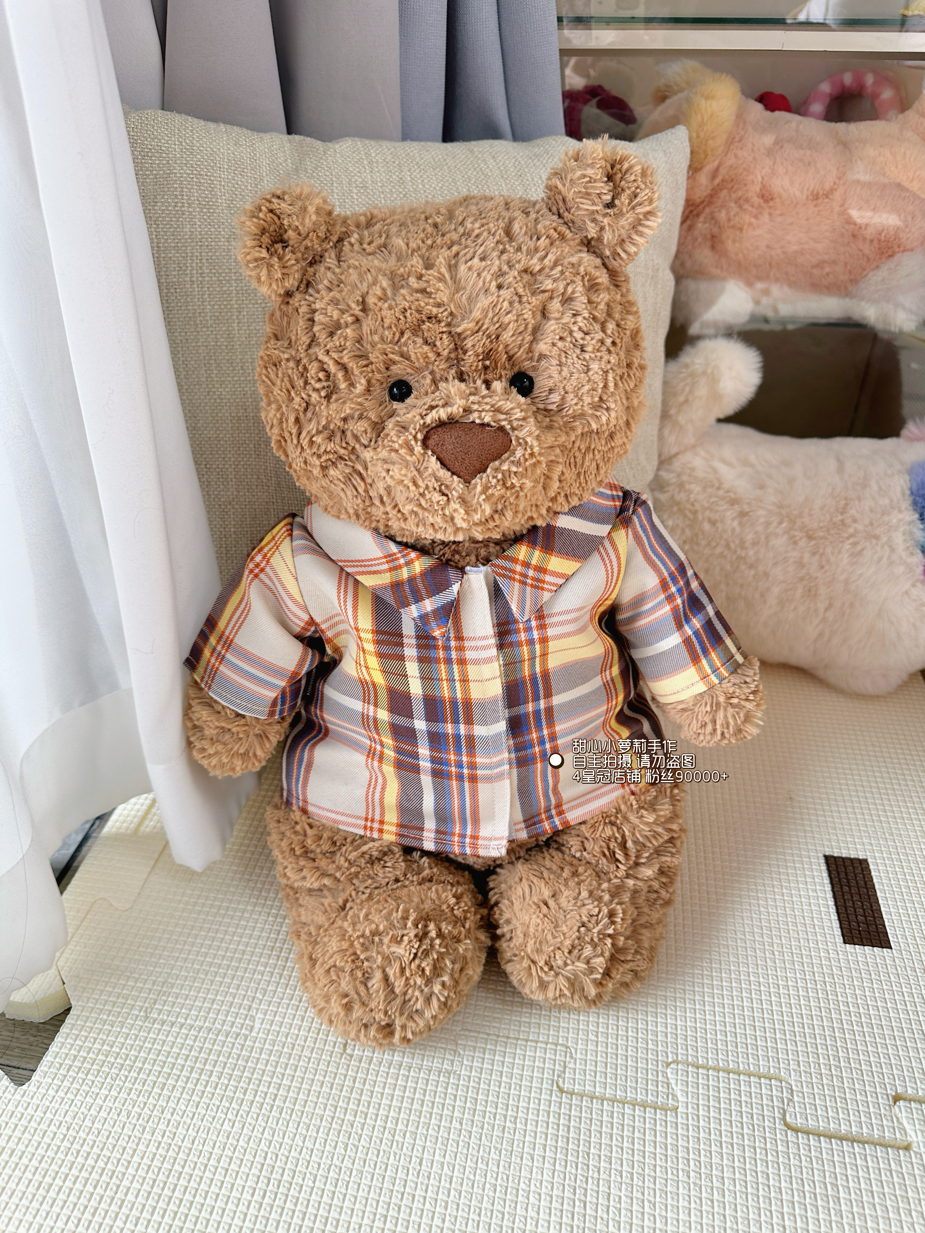 巴塞熊衣服巴塞熊内裤巴纳布猪衣服巴塞罗裤泰迪熊衣服