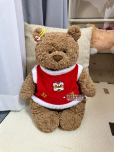 原创原版新年巴塞罗熊衣服玩偶衣服熊熊衣服泰迪熊娃衣