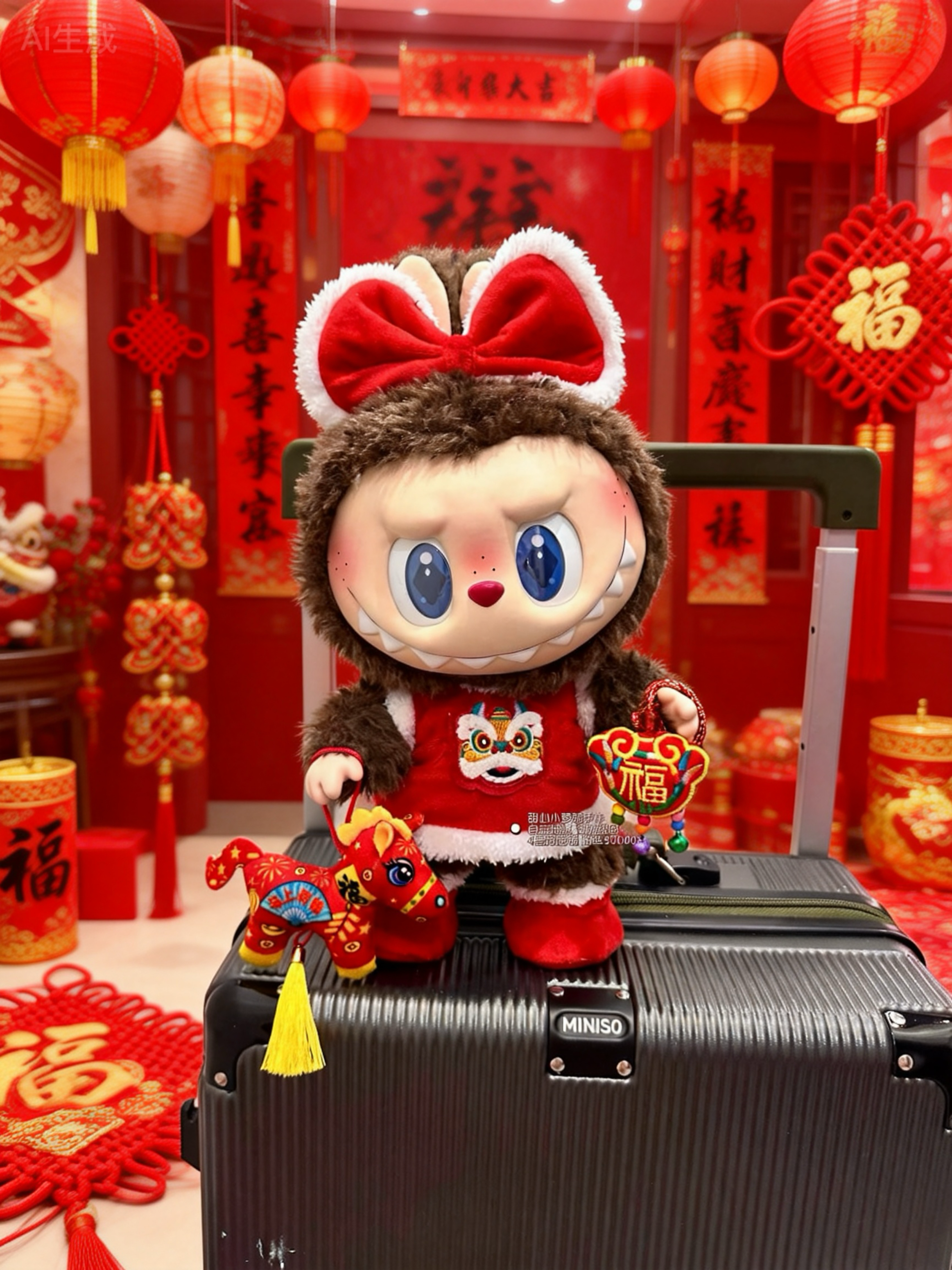 原创原版国王拉布新年娃衣37厘米黑皮娃衣大甜心衣服拉布布衣服,模玩/动漫/周边/娃圈三坑/桌游,棉花娃娃/毛绒玩具娃衣,淘宝优惠券,粉丝福利购,淘宝优惠卷