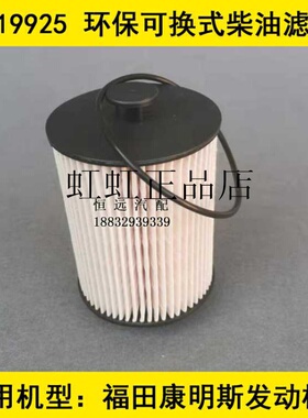 FS19925柴油格适配康明斯ISF2.8江淮帅铃T6 2.8T柴油滤芯5266016+