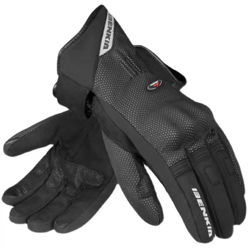 BENKIA摩托车骑行冬季保暖手套防风防水长款机车男女手套GD232