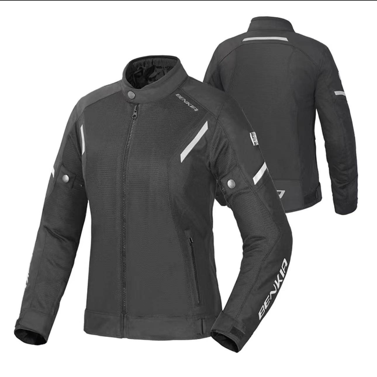 BENKIA JW-W361摩托车骑行服骑士夏季网眼透气机车防摔ce护具衣
