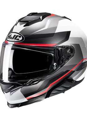 2025年新款韩国HJC I71 摩托车赛车防雾摩旅双镜片头盔全盔男女