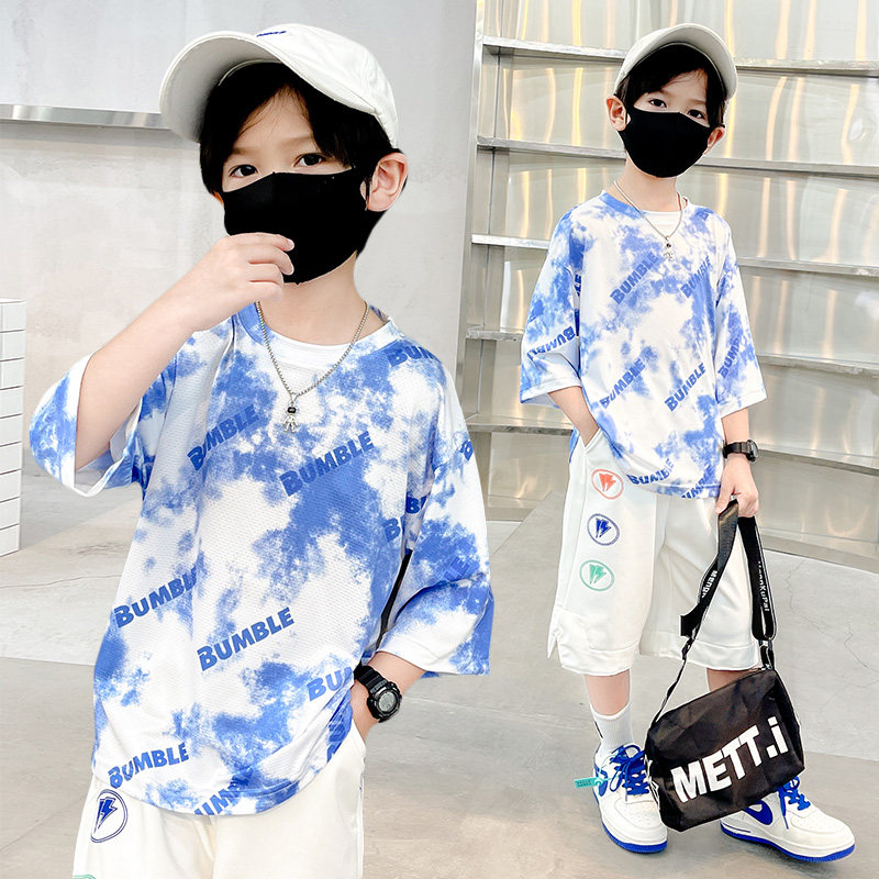 男童七分袖t恤儿童帅气薄款中袖体恤中大童男孩夏季韩版洋气上衣,童装/婴儿装/亲子装,T恤,淘宝优惠券,粉丝福利购,淘宝优惠卷