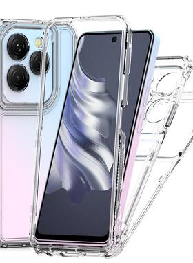 适用传音Tecno Spark20 Pro 5G保护套/传音KJ8手机壳透明硅胶CASE外壳男传音TSpark20Pro新品全包防摔3合一