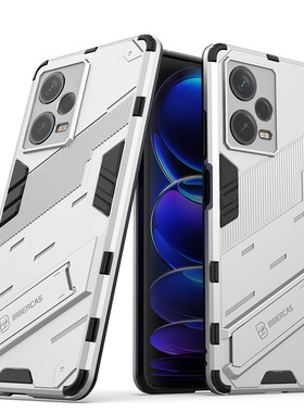 适用红米note11tpro手机壳小米noto12pro十支架保护note125G硅胶探索版por防摔redminote11磨砂软极速版硬壳