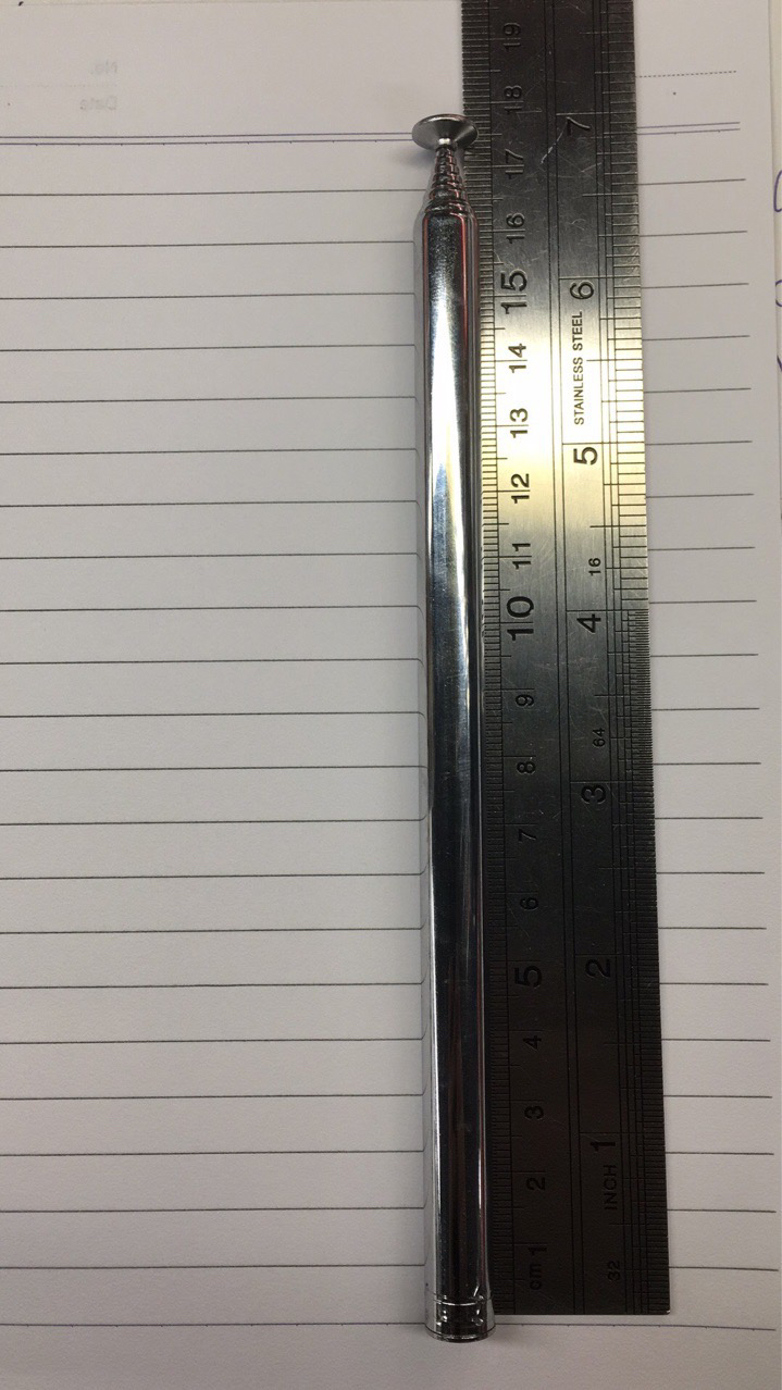 拉杆天线 伸缩天线 10160-10节 内牙M4内螺纹收拢175展开1米4天线