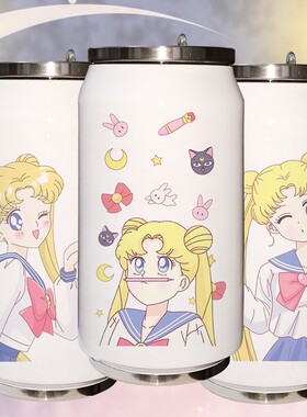 美少女战士保温杯少女心ins可爱女生超萌水杯卡通小巧高颜值杯子