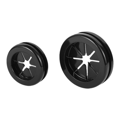 双面护线圈环保橡胶米字型开孔护线圈配电箱出线孔护套防尘过线圈