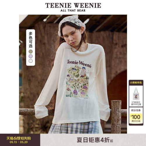 TeenieWeenie小熊女装+长袖T恤