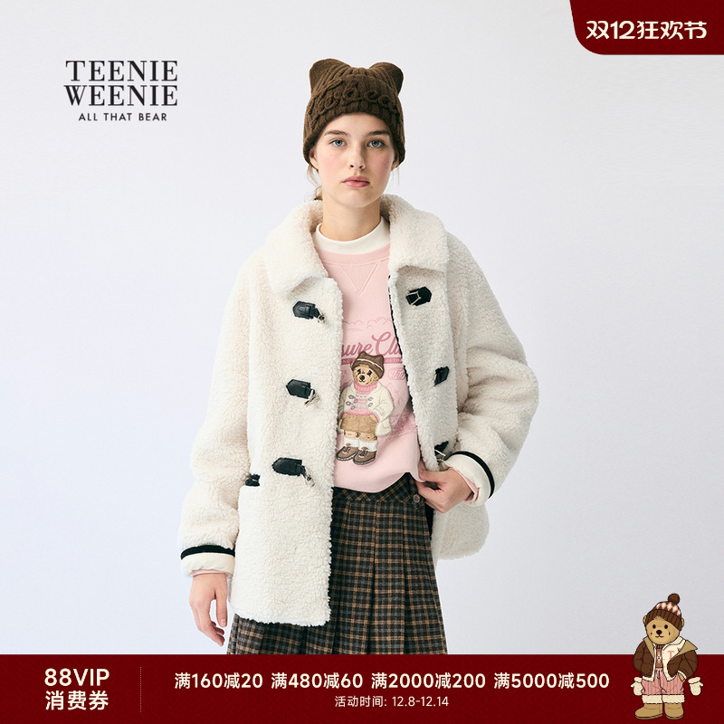 TeenieWeenie小熊女装毛呢大衣