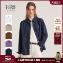 日常通勤宽松舒适长袖 2025年秋新款 上衣 衬衫 TeenieWeenie小熊女装