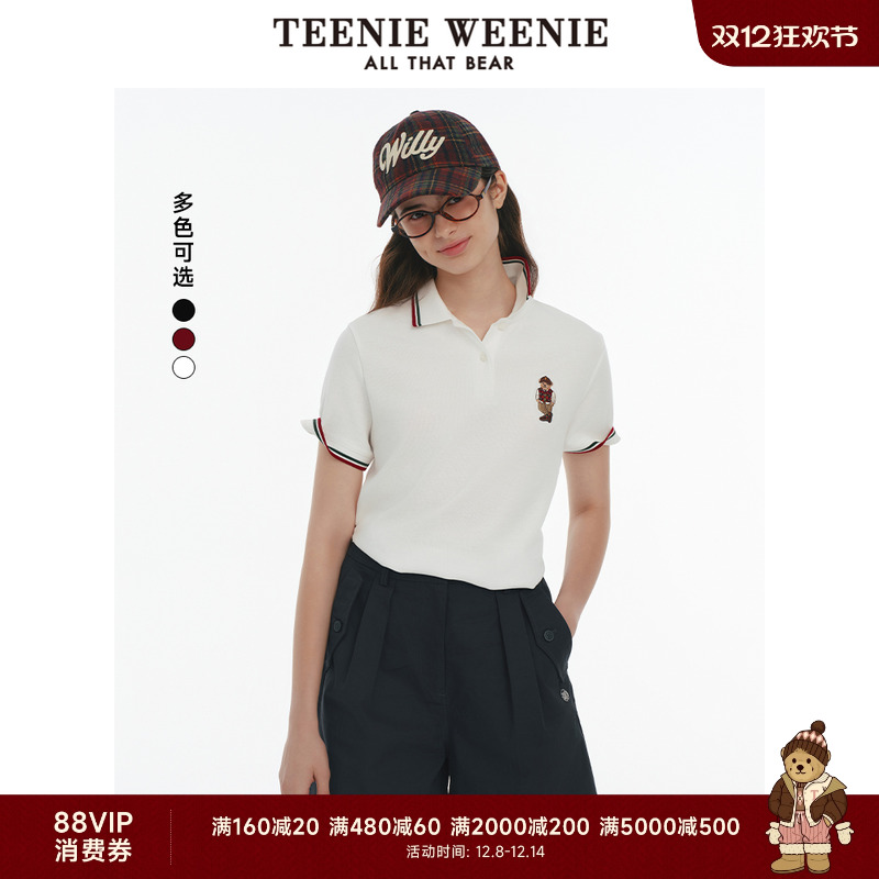 TeenieWeenie小熊女装POLO衫T恤