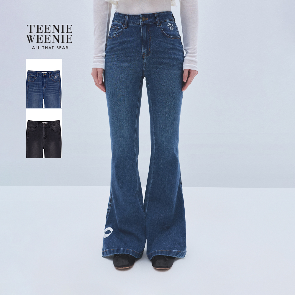 TeenieWeenie小熊女装微喇牛仔裤