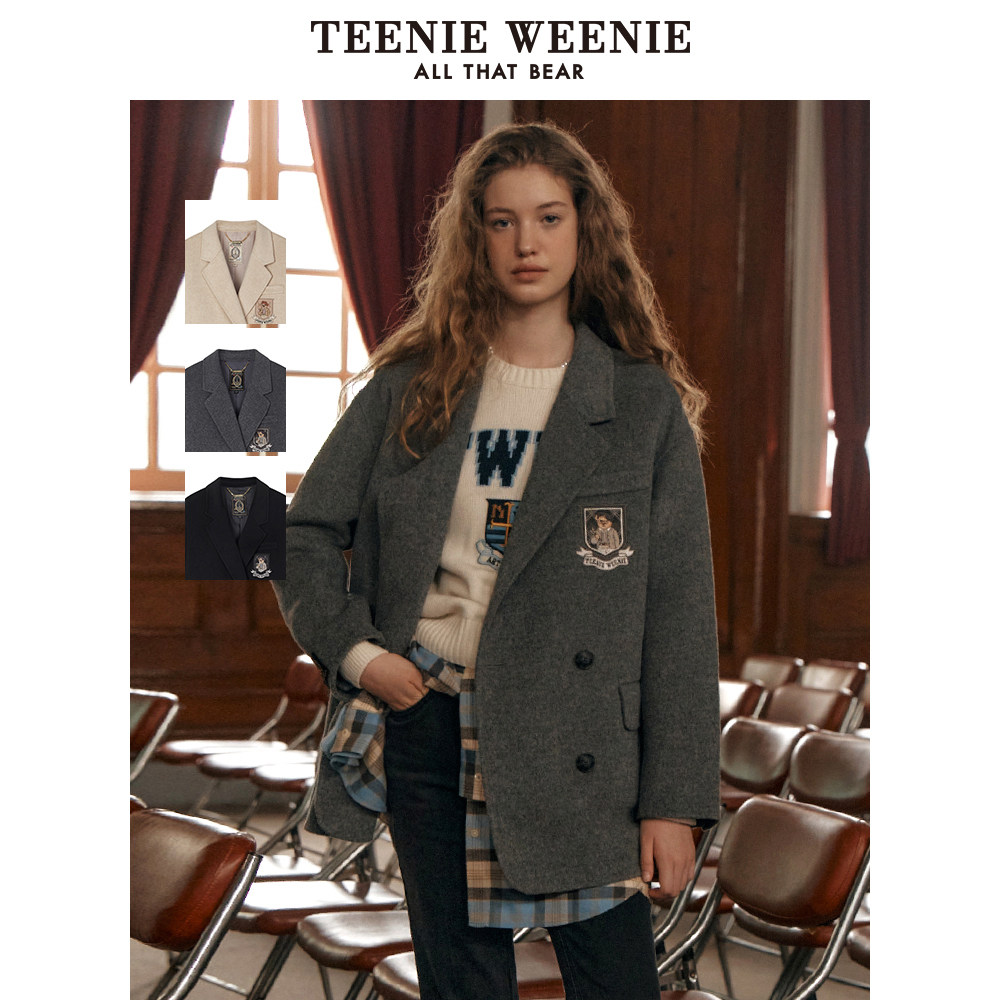 TeenieWeenie绵羊毛西装毛呢外套
