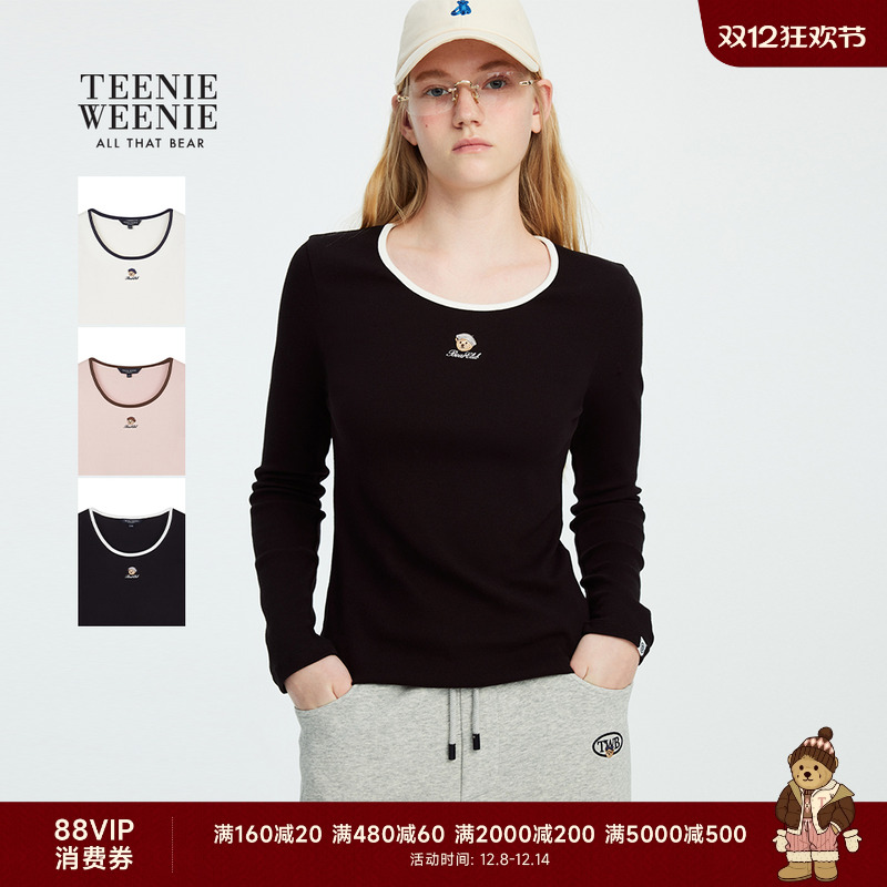TeenieWeenie简约长袖T恤打底衫