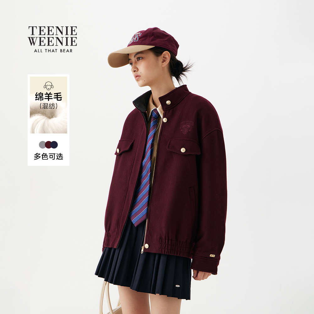 TeenieWeenie小熊女装立领大衣