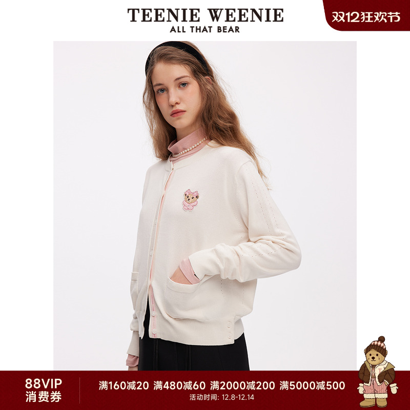 针织开衫TeenieWeenie小熊