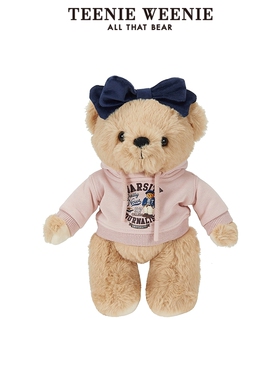 TEENIEWEENIE bearnova2025年夏季新款甜美学院风蝴蝶结小熊玩偶