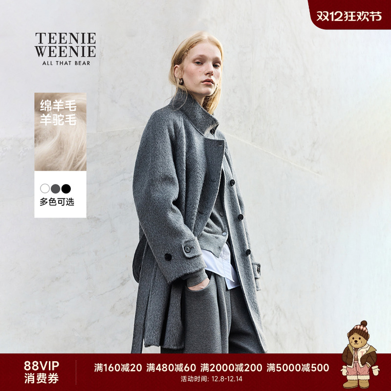 TeenieWeenie气质通勤毛呢大衣