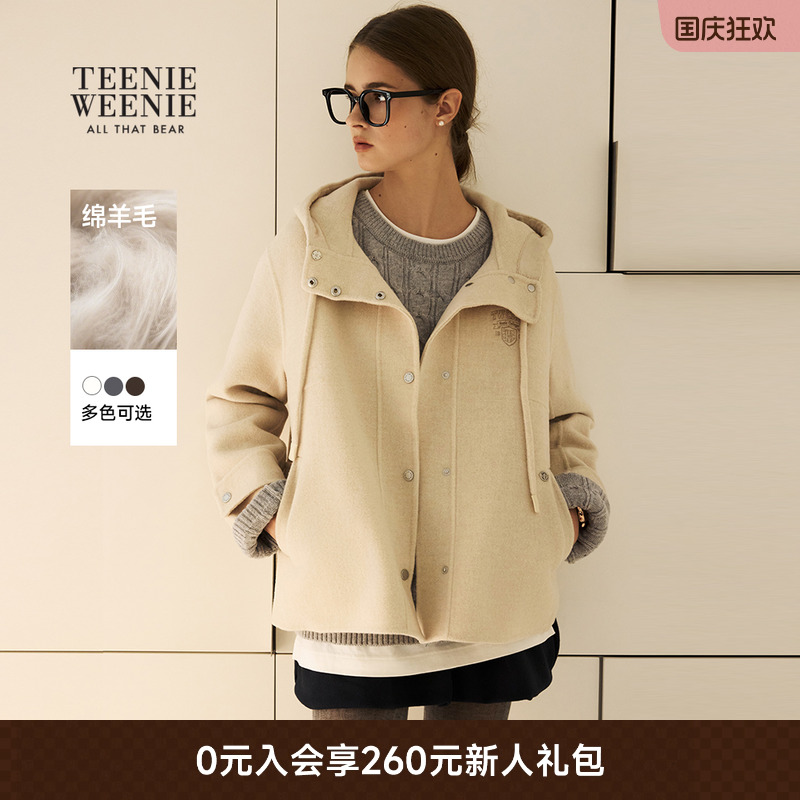 TeenieWeenie小熊女装连帽大衣