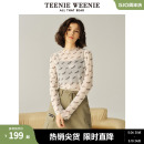 上衣内搭 TeenieWeenie小熊春夏透感薄纱皮肤衣打底衣贴身T恤长袖