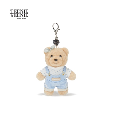 TEENIEWEENIE bearnova小熊玩偶26新款女士背带裤小熊挂件钥匙扣