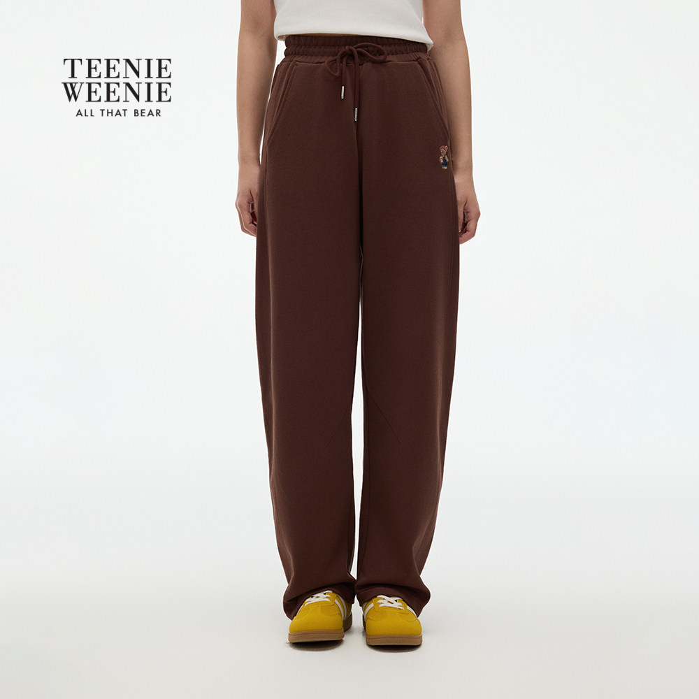 TEENIEWEENIE bearnova26春季新款女装侧缝拼接弯刀廓形针织卫裤,女装/女士精品,卫裤,淘宝优惠券,粉丝福利购,淘宝优惠卷