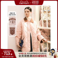 TeenieWeenie小熊冬季轻薄复古时髦宽松棉服保暖外套棉衣棉袄女士