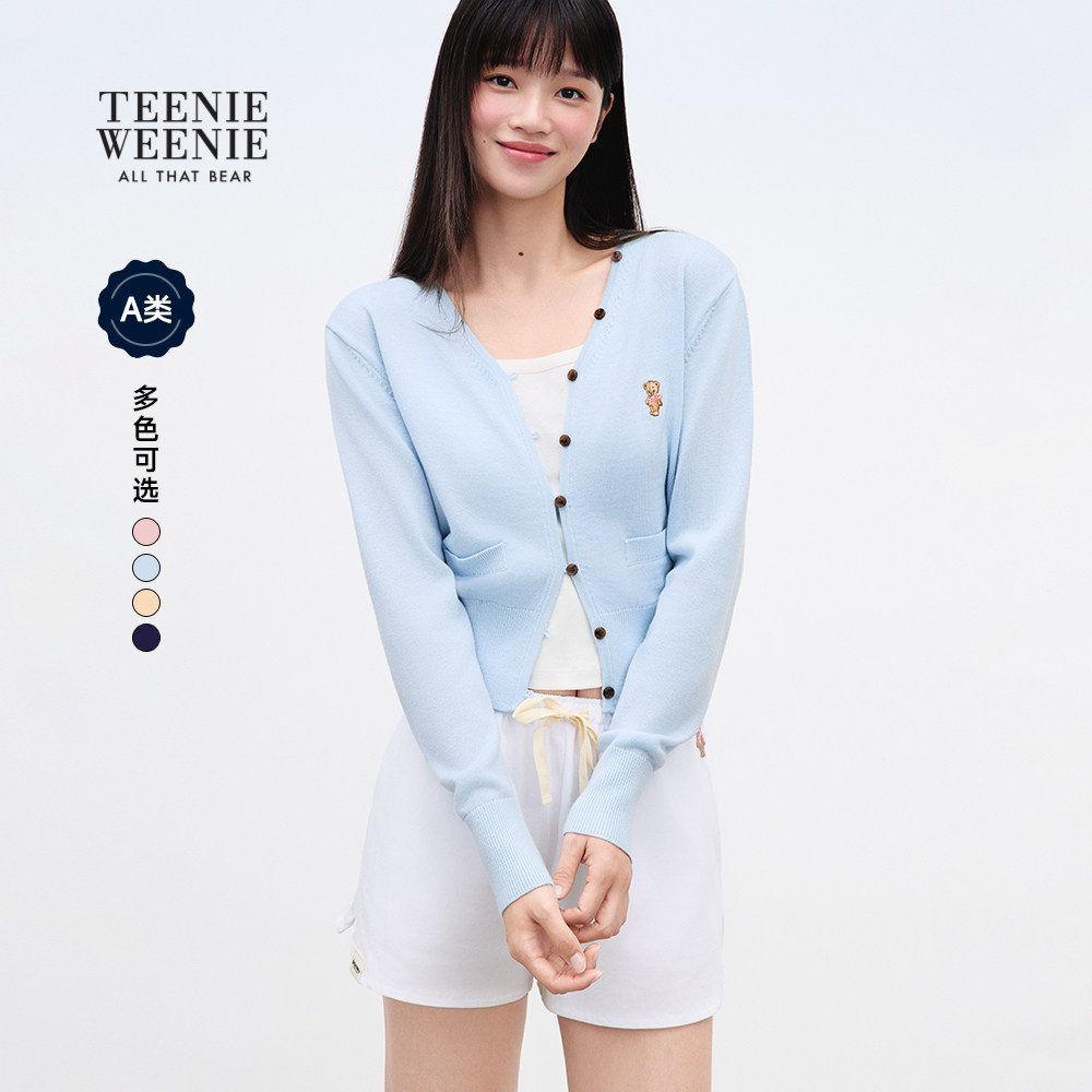 TEENIEWEENIE bearnova2025冬季新款女装柔