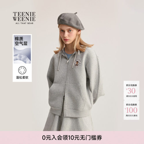TeenieWeenie宽松刺绣连帽卫衣