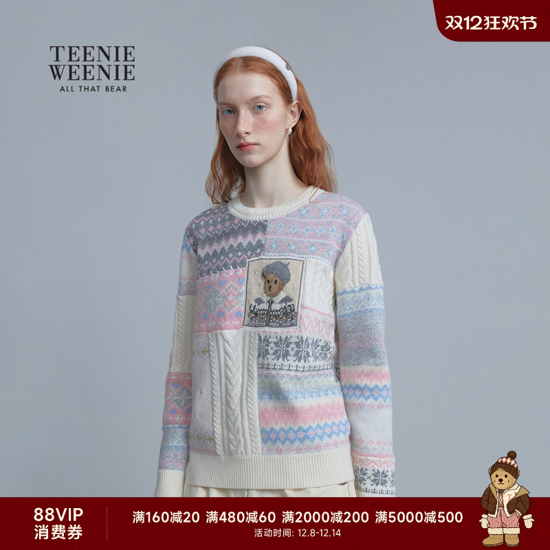 TeenieWeenie小熊女装毛针织衫