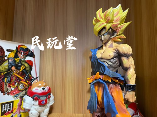 七龙珠SMSP漫画色模型超大超级赛亚人悟空手办男七夕节生日礼物