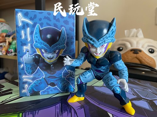 龙珠Z 蓝色 沙鲁 小沙鲁 动漫GK手办车载摆件模型礼物一番赏 国产