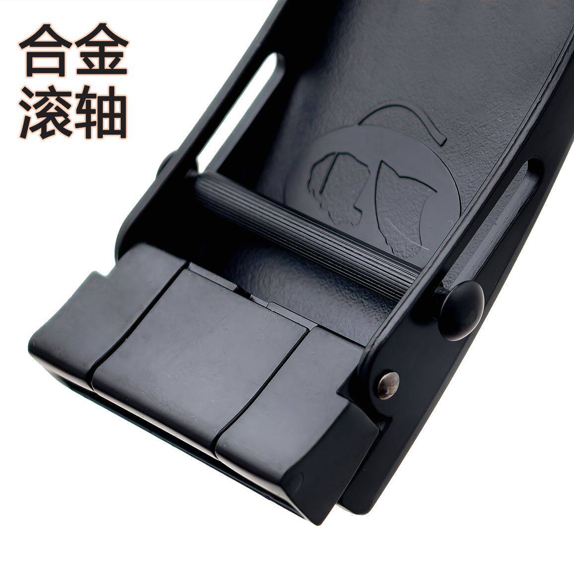 合金滚轴皮带扣头无牙无孔平滑扣3.6cm滚珠滚杠老式平面裤带头4.0