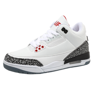 莆田白水泥男鞋子情侣aj3篮球运动鞋大巴黎电母aj4实战球鞋男女款