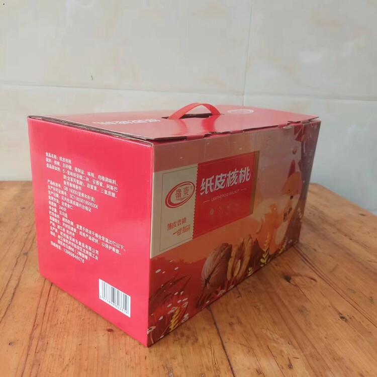 岭东小包装纸皮核桃壳薄手捏即开酥脆美味礼盒装
