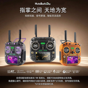 HelloRadio V15遥控器RDC彩屏中文ELRS双频Genini黑羊FPV穿越机