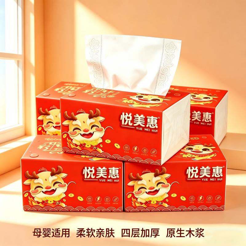 【420张抽纸大包】加厚加量大尺寸批发整箱餐巾纸面巾纸擦手纸巾