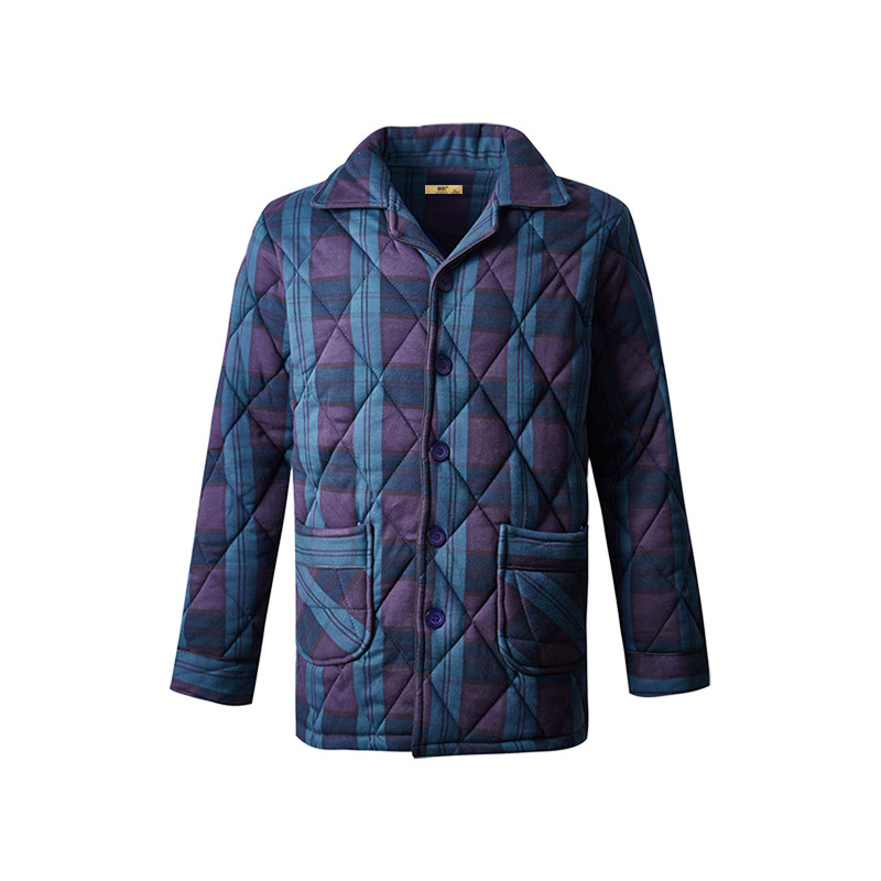 男士睡衣秋冬季加厚纯棉夹棉袄三层保暖单件上衣全棉可外穿家居服,女士内衣/男士内衣/家居服,睡衣上装,淘宝优惠券,粉丝福利购,淘宝优惠卷