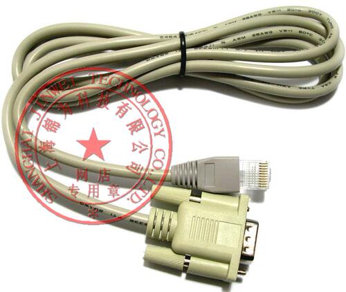 定做RJ50转DB9针 RJ50转RS232公 RJ45(10P10C)转9针 RJ50转串口线