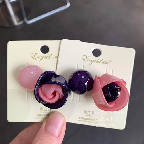 网红皮筋发圈发绳头绳韩版发饰头饰橡皮筋头扎马尾扣头圈果冻色 - 封面