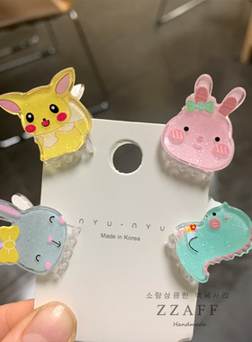 东大门同款小动物风格抓夹发饰