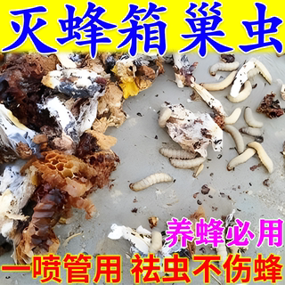 【巢虫一窝端】专用巢清蜜蜂工具巢虫净白头蛹棉虫条正品蜂药喷剂