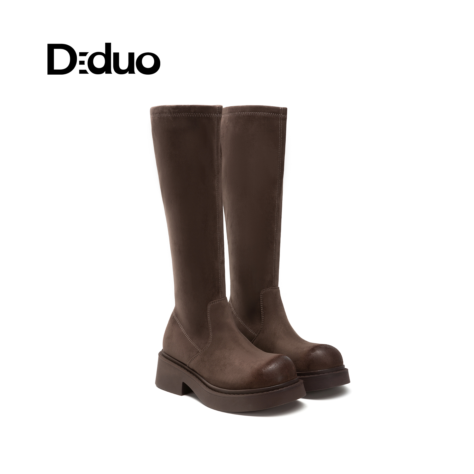 长筒靴女2023秋冬新款